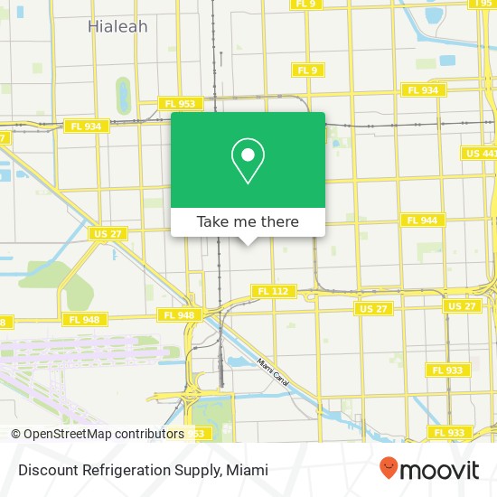 Mapa de Discount Refrigeration Supply