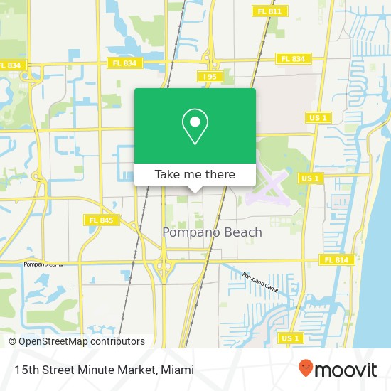 Mapa de 15th Street Minute Market