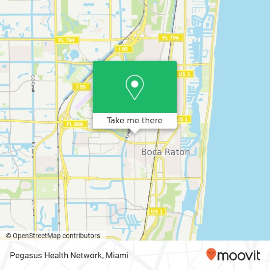 Pegasus Health Network map