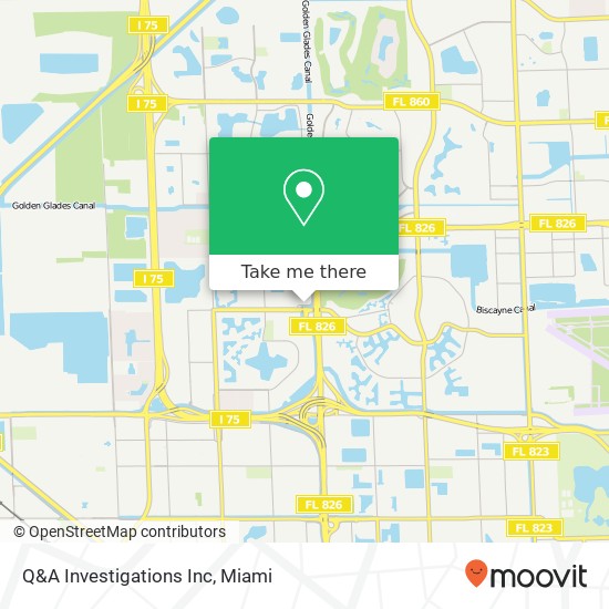 Mapa de Q&A Investigations Inc