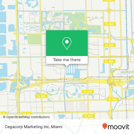 Mapa de Cegacorp Marketing Inc