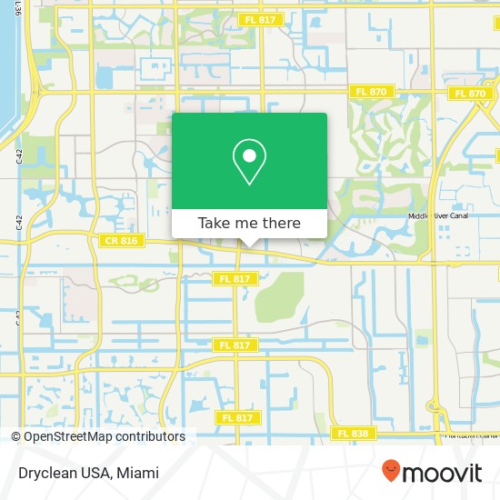 Mapa de Dryclean USA