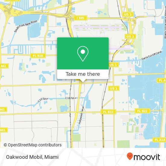 Mapa de Oakwood Mobil