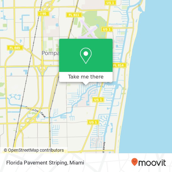 Florida Pavement Striping map
