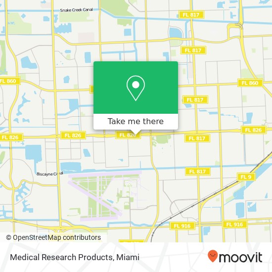 Medical Research Products map
