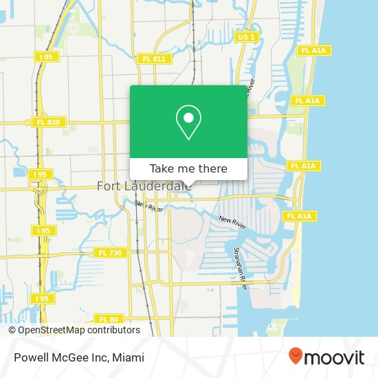 Powell McGee Inc map