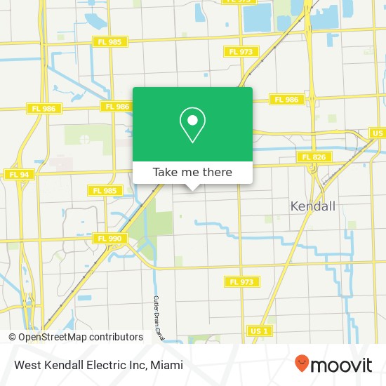 Mapa de West Kendall Electric Inc