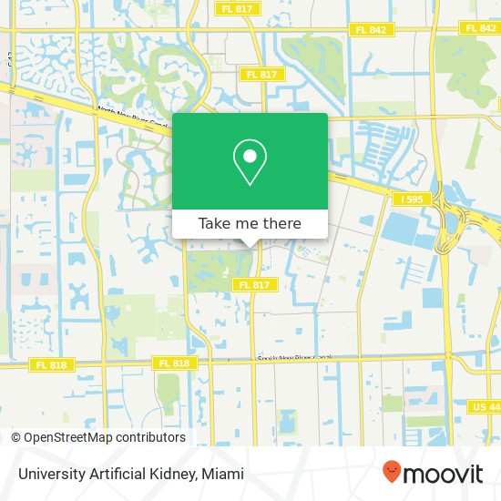 Mapa de University Artificial Kidney