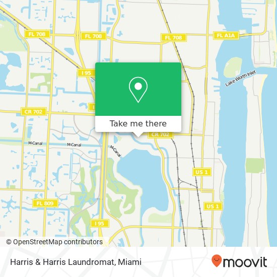 Mapa de Harris & Harris Laundromat