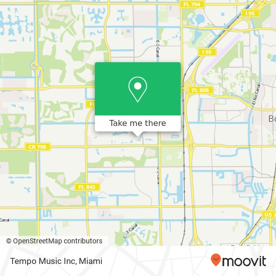 Tempo Music Inc map