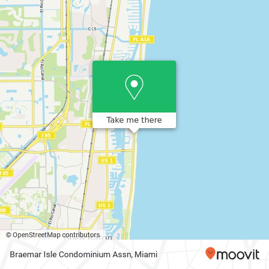 Mapa de Braemar Isle Condominium Assn