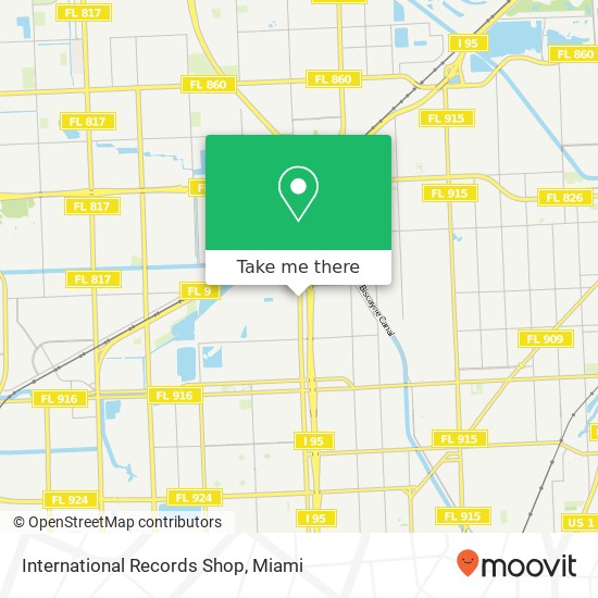 Mapa de International Records Shop