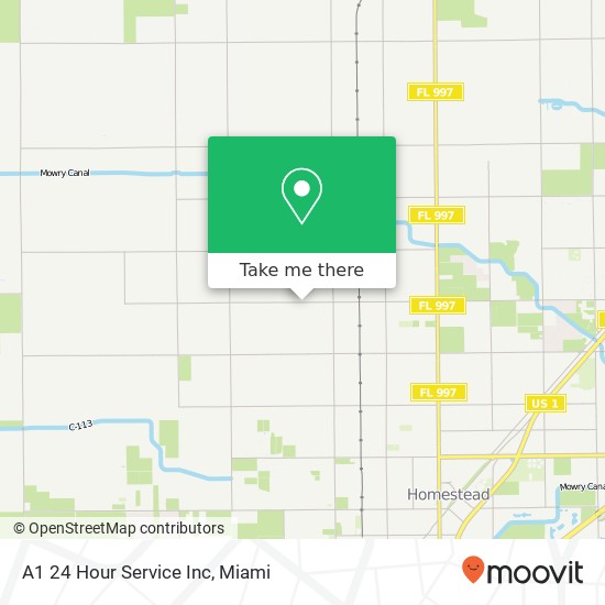 A1 24 Hour Service Inc map
