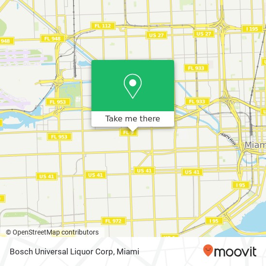 Mapa de Bosch Universal Liquor Corp