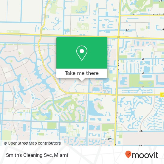 Smith's Cleaning Svc map