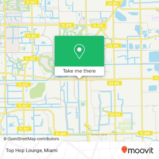 Mapa de Top Hop Lounge