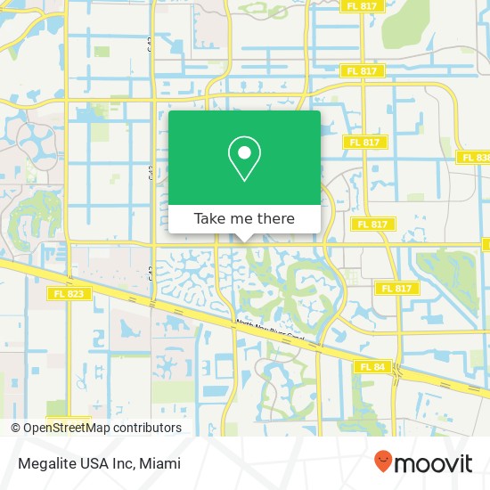 Mapa de Megalite USA Inc