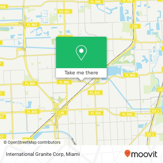 International Granite Corp map