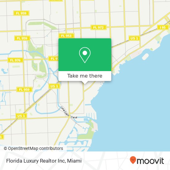 Mapa de Florida Luxury Realtor Inc
