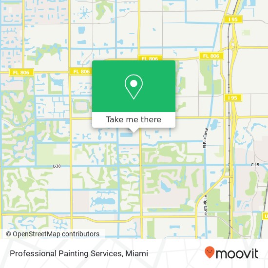 Professional Painting Services map