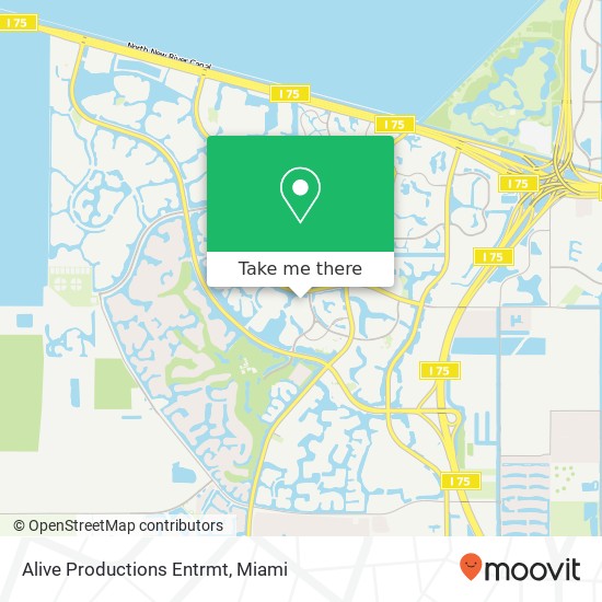 Alive Productions Entrmt map