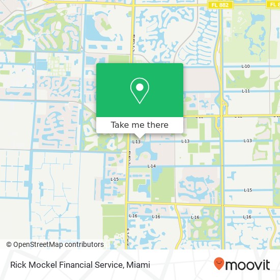 Rick Mockel Financial Service map