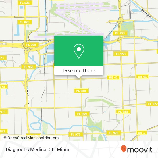 Mapa de Diagnostic Medical Ctr