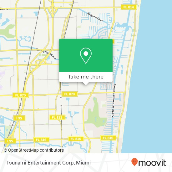 Mapa de Tsunami Entertainment Corp