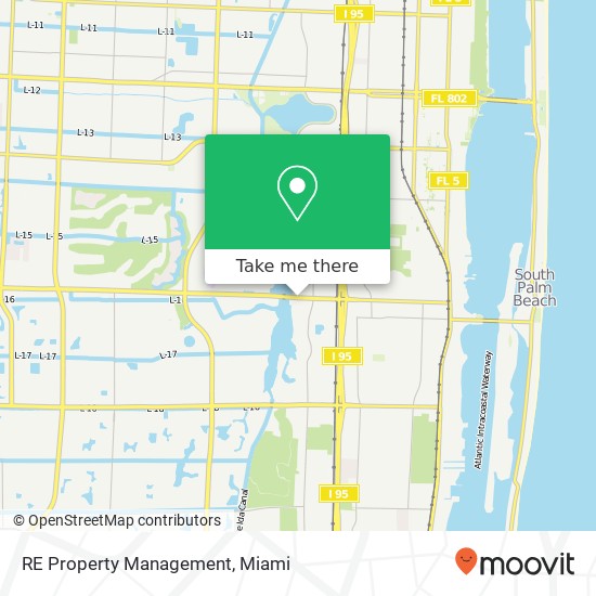 RE Property Management map