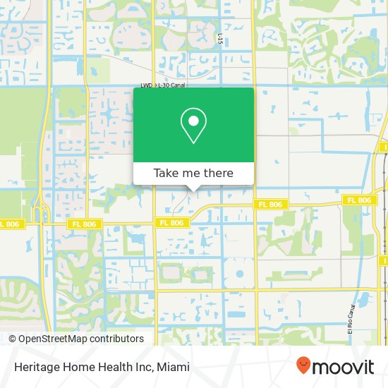 Mapa de Heritage Home Health Inc