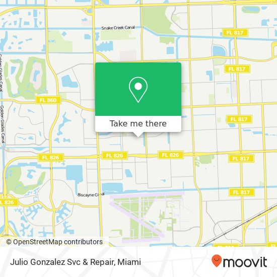 Julio Gonzalez Svc & Repair map