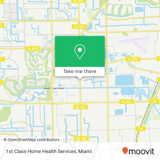 1st Class Home Health Services map