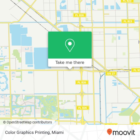 Color Graphics Printing map