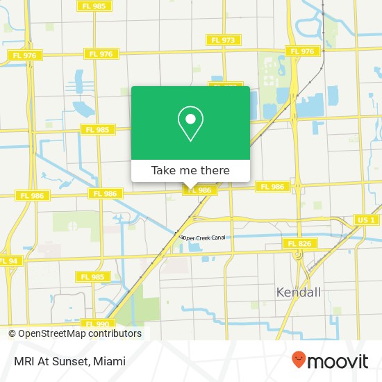 MRI At Sunset map