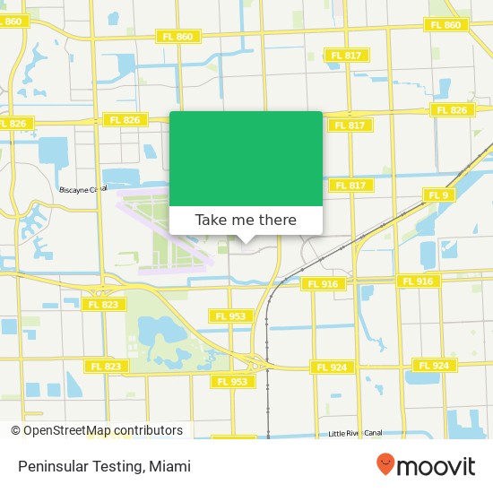 Mapa de Peninsular Testing