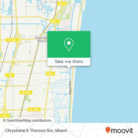 Chrystiane K Thorson Svc map