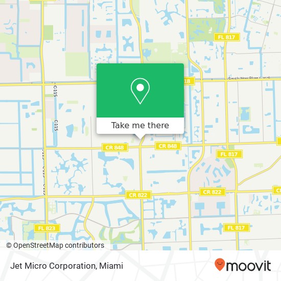 Jet Micro Corporation map