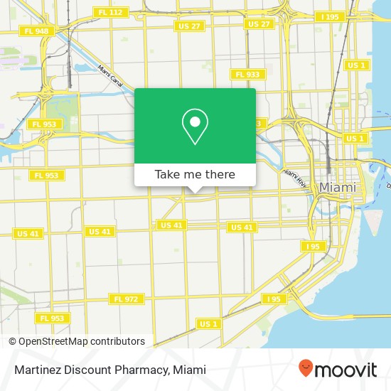 Martinez Discount Pharmacy map