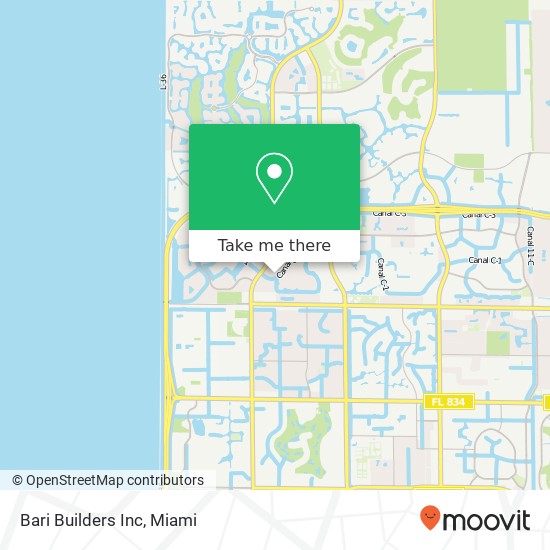 Mapa de Bari Builders Inc