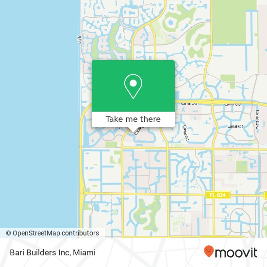 Bari Builders Inc map