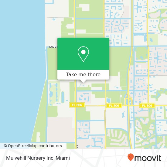 Mulvehill Nursery Inc map