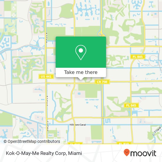 Mapa de Kok-O-May-Me Realty Corp