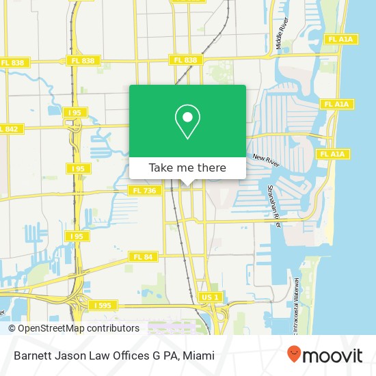 Mapa de Barnett Jason Law Offices G PA