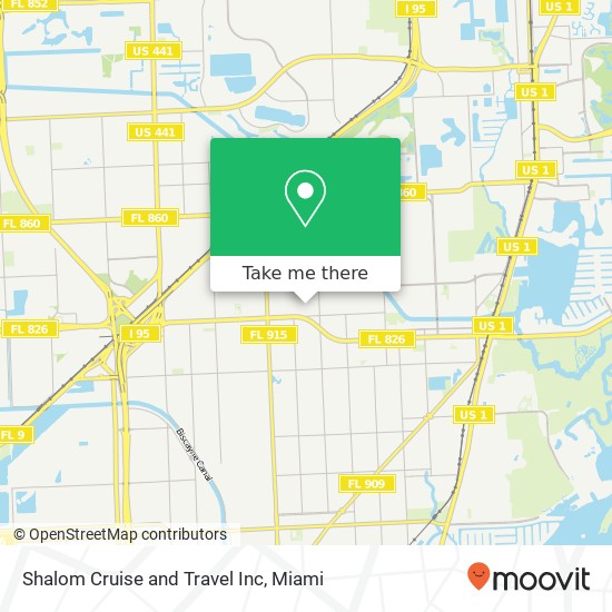 Shalom Cruise and Travel Inc map