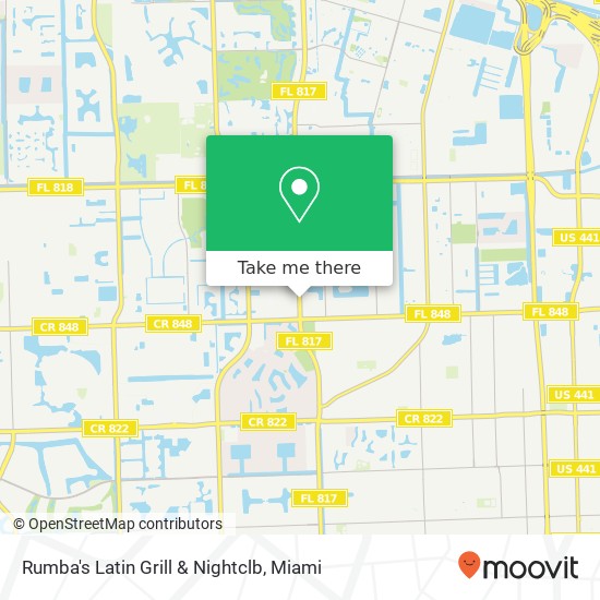 Mapa de Rumba's Latin Grill & Nightclb