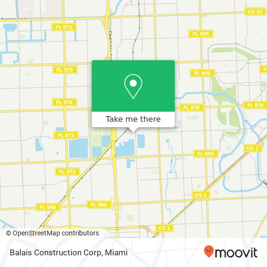 Balais Construction Corp map