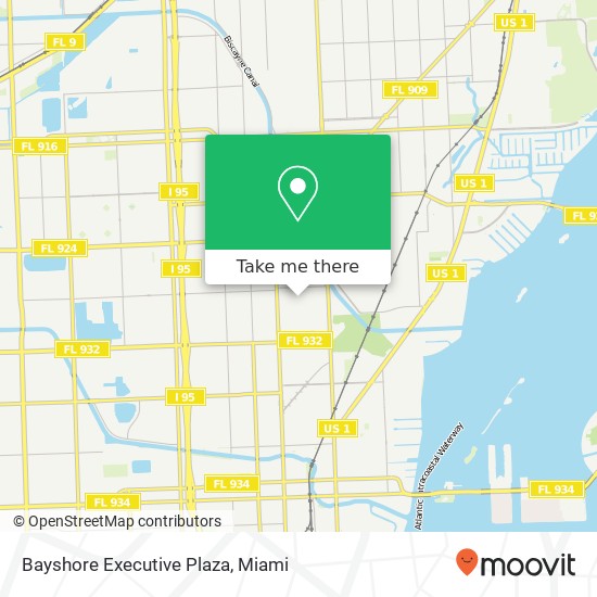 Mapa de Bayshore Executive Plaza
