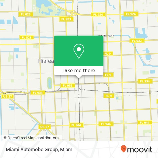 Mapa de Miami Automobe Group