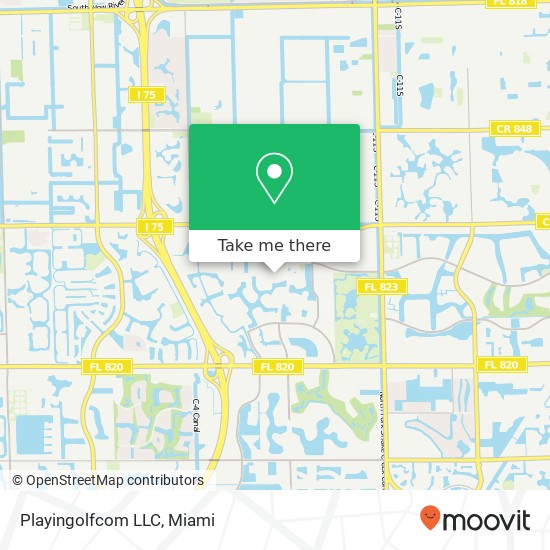 Mapa de Playingolfcom LLC