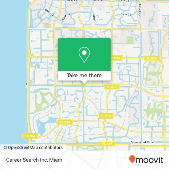 Mapa de Career Search Inc
